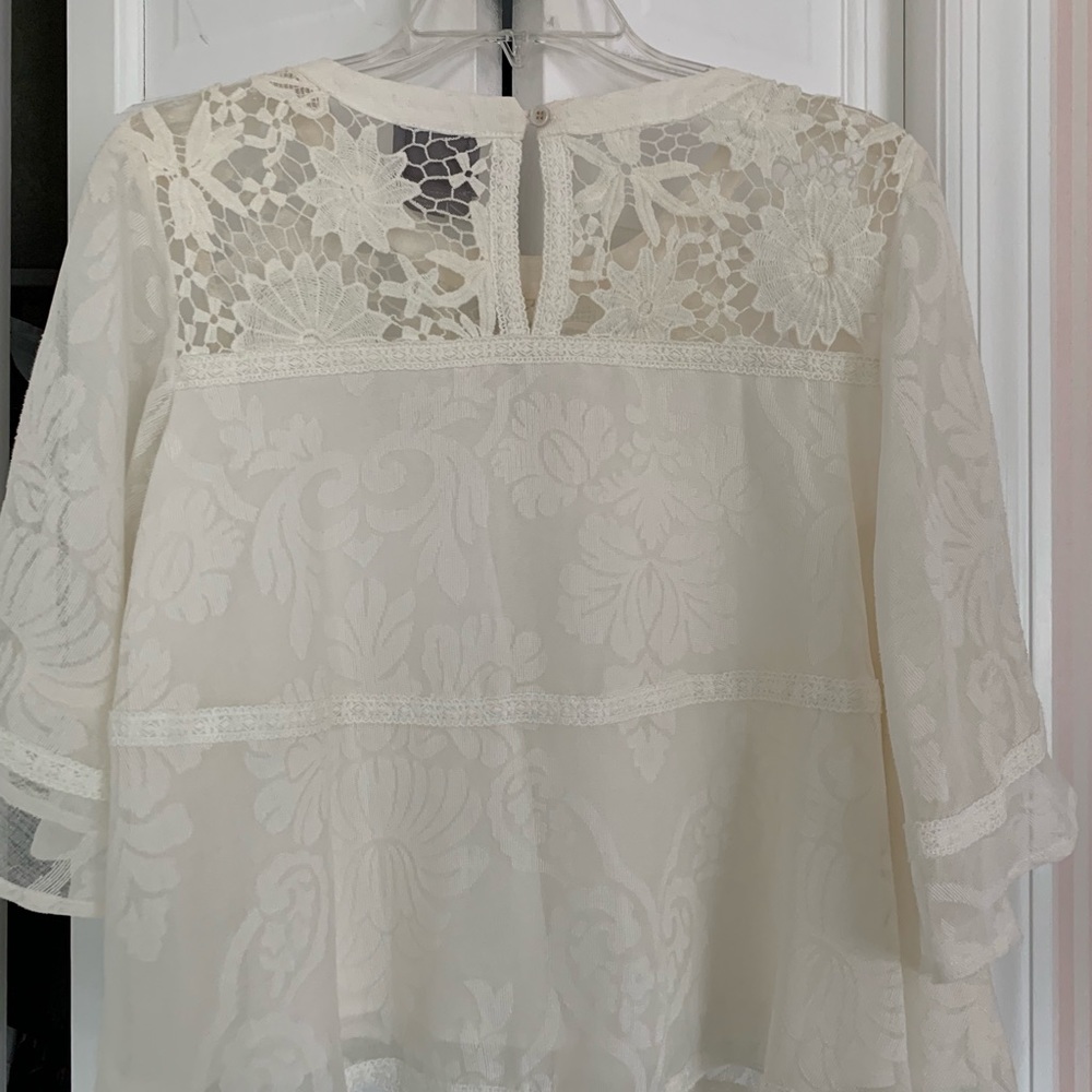 NWT Anthropologie White Top - Picture 7 of 7